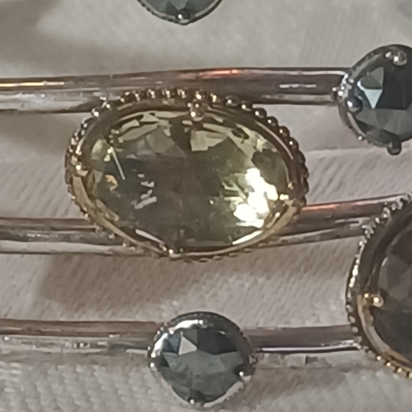 Tacori Midnight Sun Cuff Bracelet, SS & 18k - Picture 13 of 16